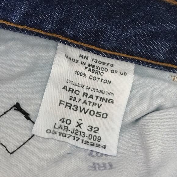 Wrangler RIGGS WORKWEAR FR Flame Resistant Relaxed Fit Jean 40 x 32 - Picture 6 of 6